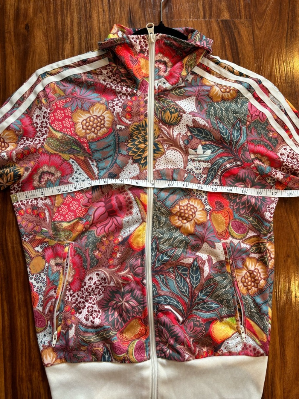Adidas Originals X Farm Rio Fugiprabali Firebird Floral Track Jacket Size XS - Picture 7 of 8
